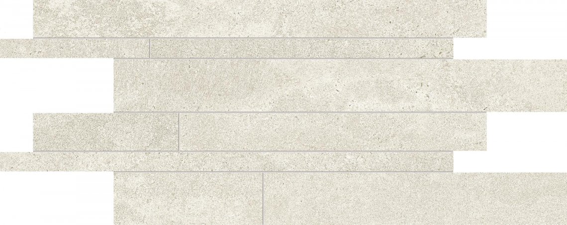 Provenza Re-Play Concrete Listelli Sfalsati Recupero White 30x60