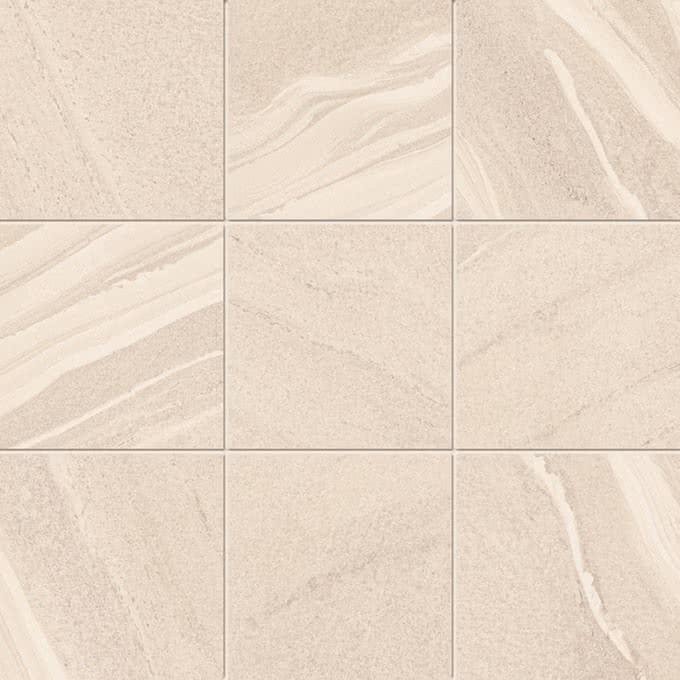 Provenza Zerodesign Mosaico 10X10 Pietra Bolivian White Rett 30x30