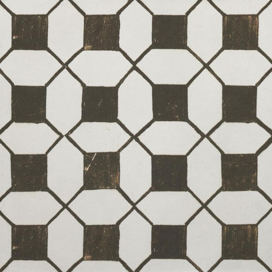 Ragno A Mano Bianco Antico Decoro Tappeto 1 20x20