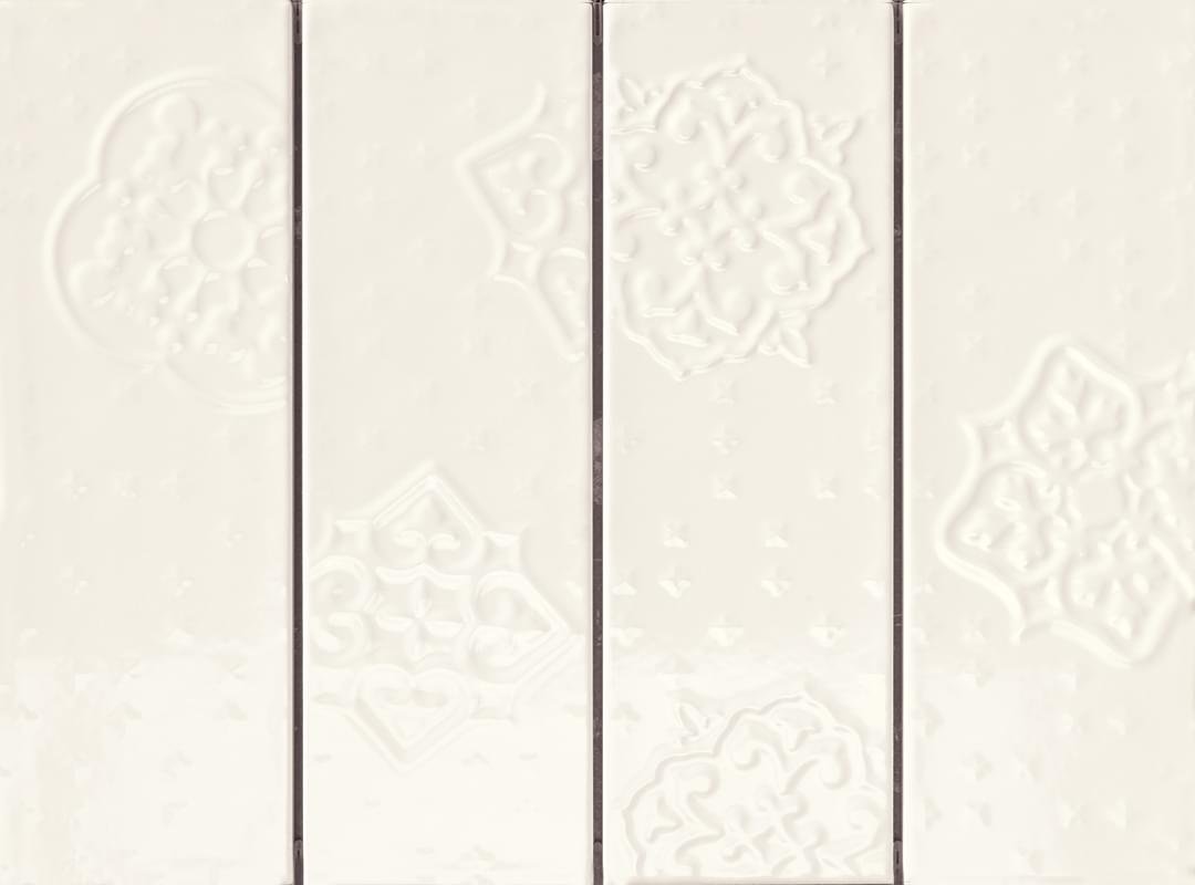 Ragno Brick Glossy Decoro Beige 10x30