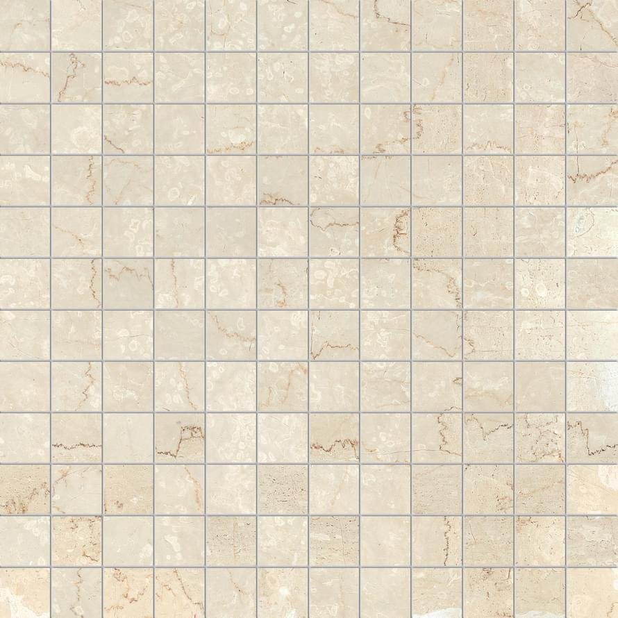 Refin Prestigio Botticino Lucido Mosaico R 30x30