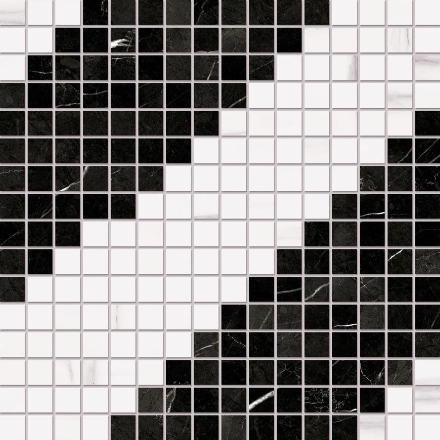 Refin Prestigio Marquinia Lucido Mosaico Macro R 30x30