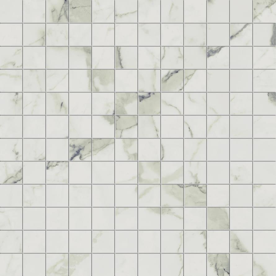 Refin Prestigio Statuario Lucido Mosaico R 30x30