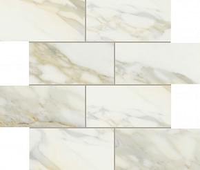 Rex Etoile Creme Glossy Mosaico 7.5x15 30x30
