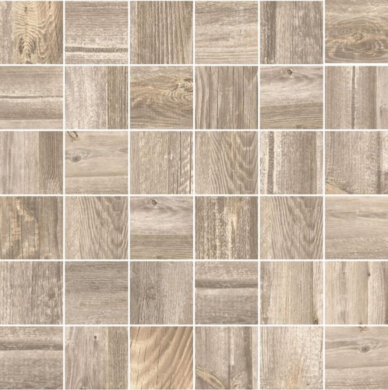 Ricchetti Artwood Mosaico 5x5 Beige Nt 30x30