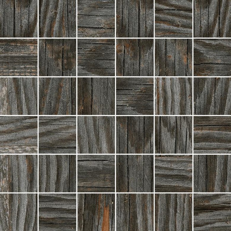 Ricchetti Artwood Mosaico 5x5 Blackblue Nt 30x30