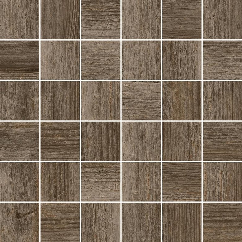 Ricchetti Artwood Mosaico 5x5 Chocolatebrown Nt 30x30