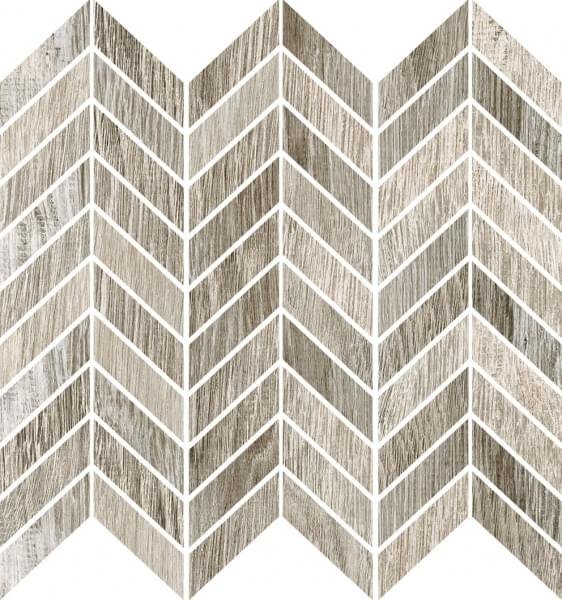 Ricchetti Blendwood Ash Mosaico Chevron Nat Ret 35x37