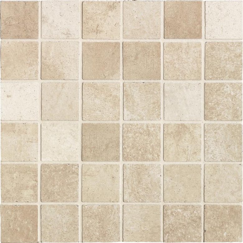 Ricchetti Les Dalles Des Chateaux Mosaico 5x5 Champagne 33.3x33.3