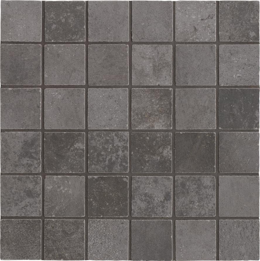 Ricchetti Les Dalles Des Chateaux Mosaico 5x5 Noir 33.3x33.3