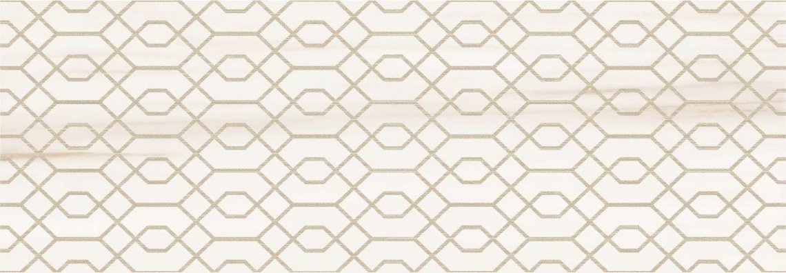 Ricchetti Marble Boutique Net Lasa White Decoro 30x90