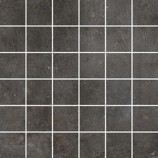 Ricchetti Remix Antracite Mosaico 5x5 Naturale Rettificati 30x30