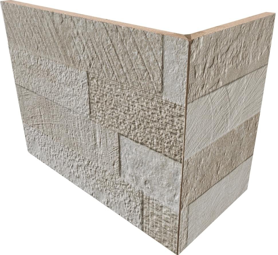 Rondine Volcano 3D Beige Angolo Esterno 20x10x15 10x20