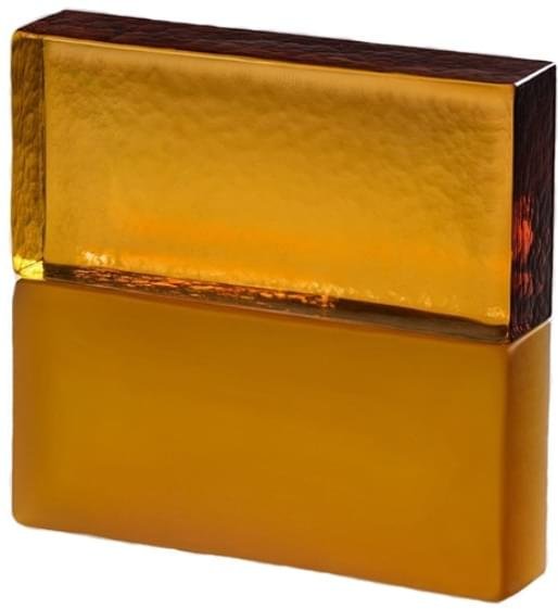 S.Anselmo Glass Bricks Golden Amber 11.6x24.6