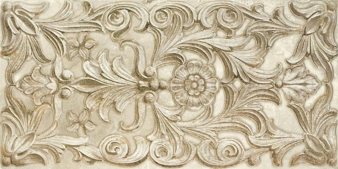 Saloni Monier Ornament Beige 45x90