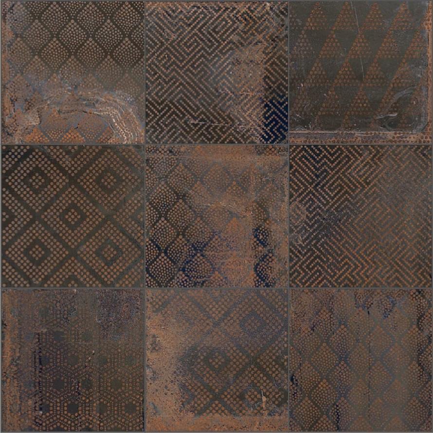 Sant Agostino Oxidart Patchwork Dark 20x20