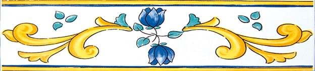 Savoia Cotto Mediterraneo Listelli Nuovi 1 5x22