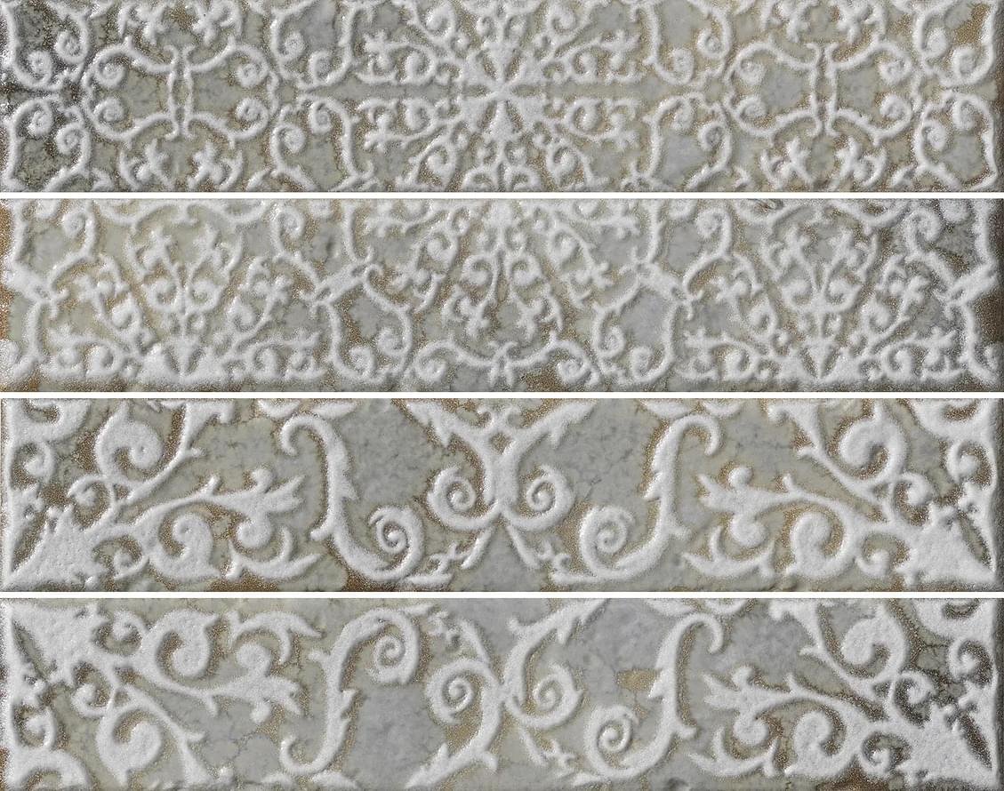 Settecento Brickart Decoro Heritage Beige Set 4 Pz 18x23