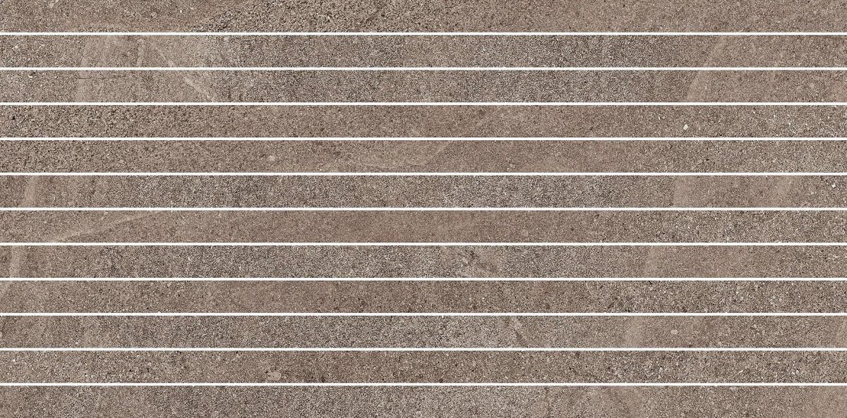 Settecento Nordic Stone Bacchette Greige 2.3x60 Su Rete 29.9x60