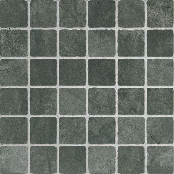 Settecento Primitive Anthracite Su Rete Mosaic 32x32