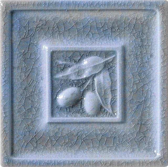 Settecento The Traditional Style Olive Light Blue Decoro 15x15