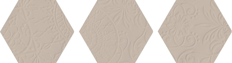 Settecento The Wharfs Decoro Esagona City Garden Storm Set 3 Pcs 26x30
