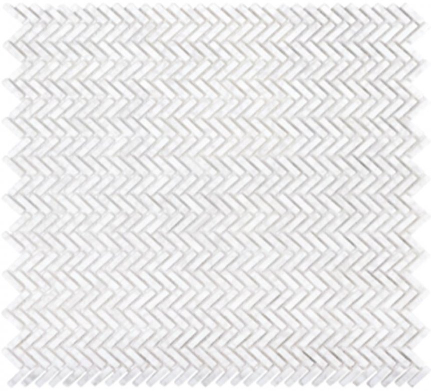 Smalto Mosaic White Light Grey Nat Rectangular 29.6x30