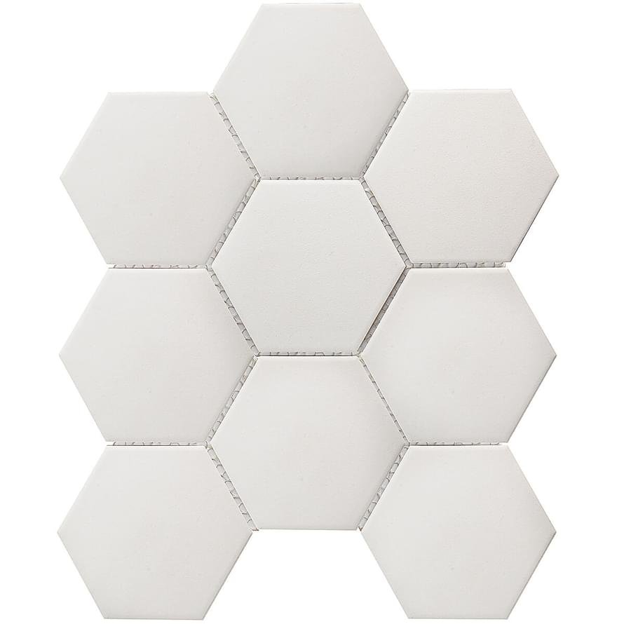 Starmosaic Homework Mosaic Hexagon Big White Antislip 25.6x29.5