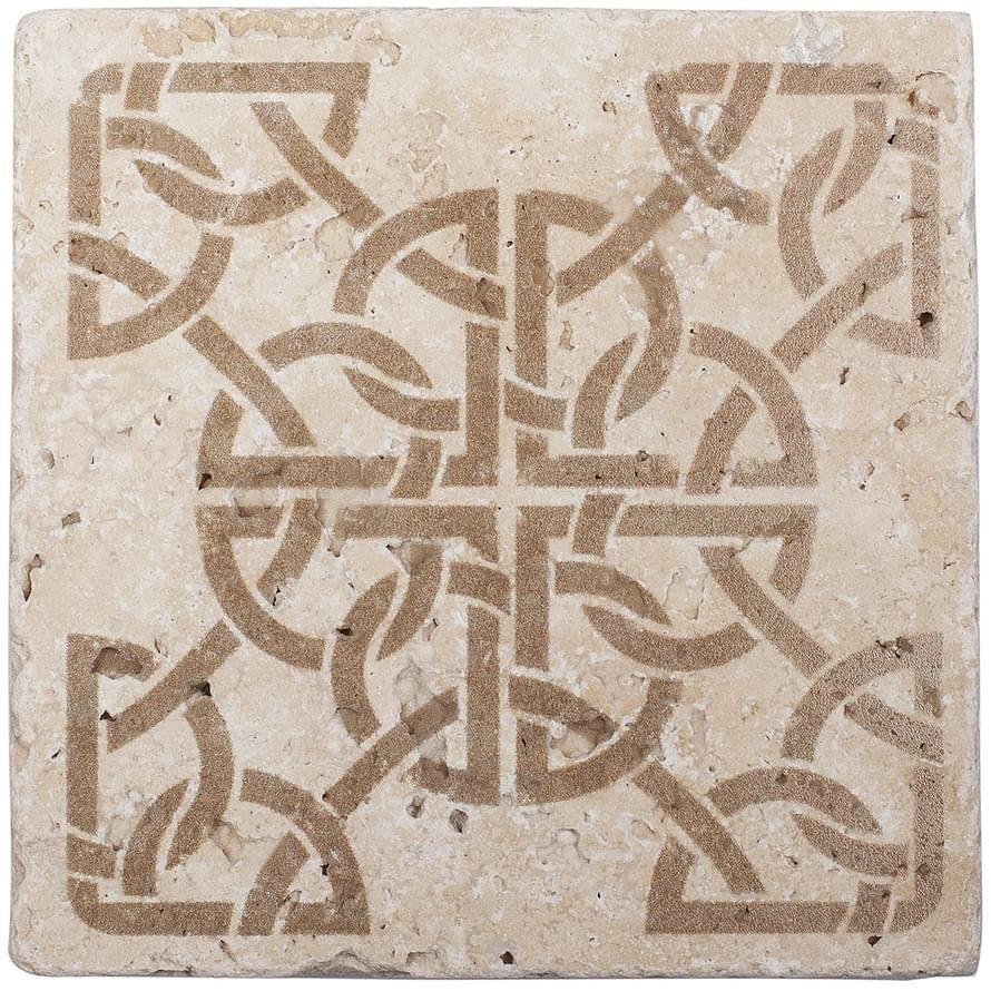 Stone4Home Travertine Decor Provance Ornament №4 10x10