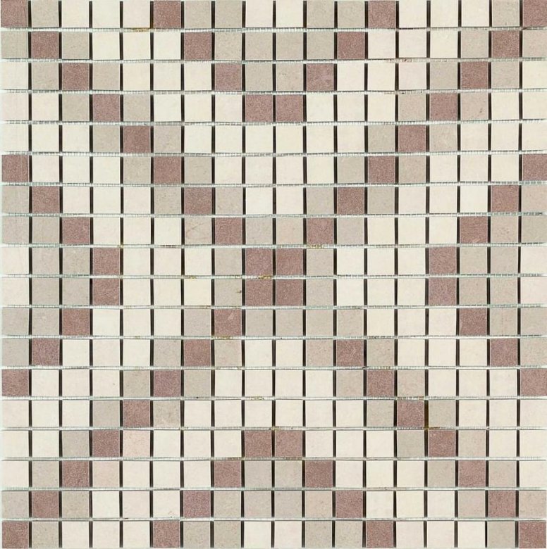 Marazzi Stone Art Mosaico Ivory/Taupe 40x40