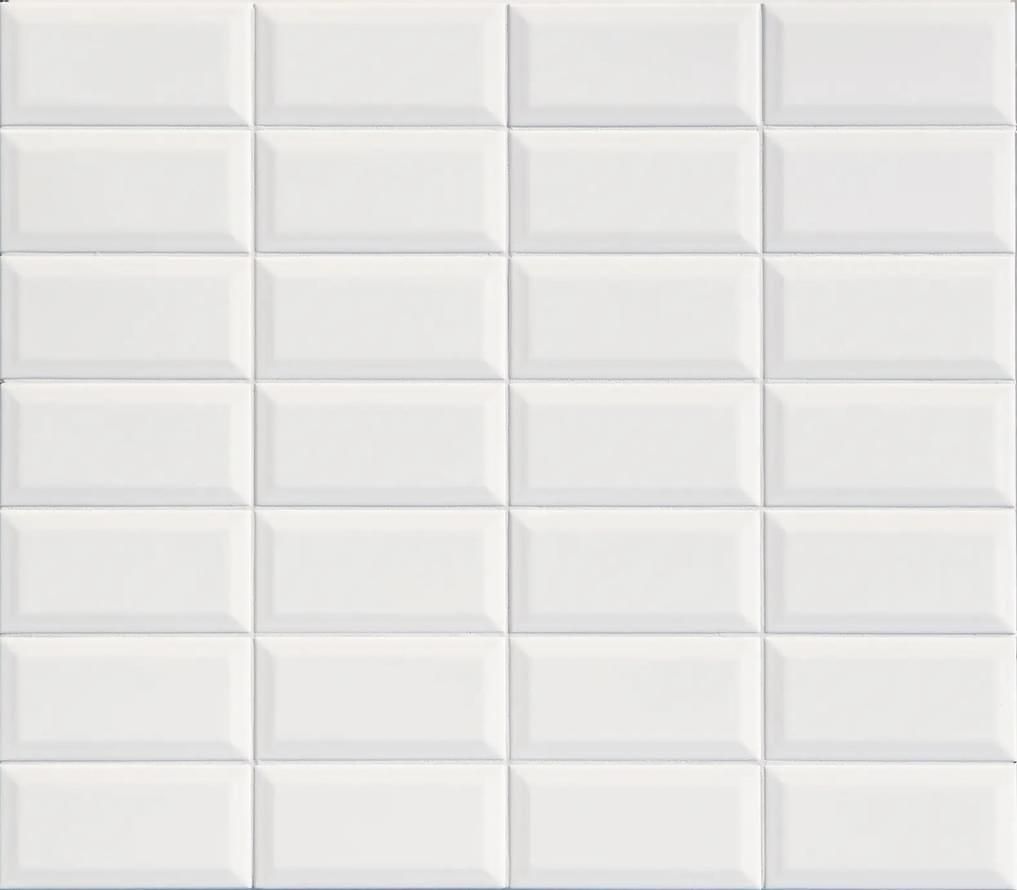 Terratinta Betonbrick Wall White Diamond Glossy 7.5x15