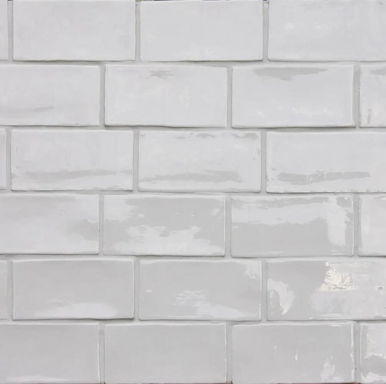 Terratinta Betonbrick Wall White Glossy 7.5x15