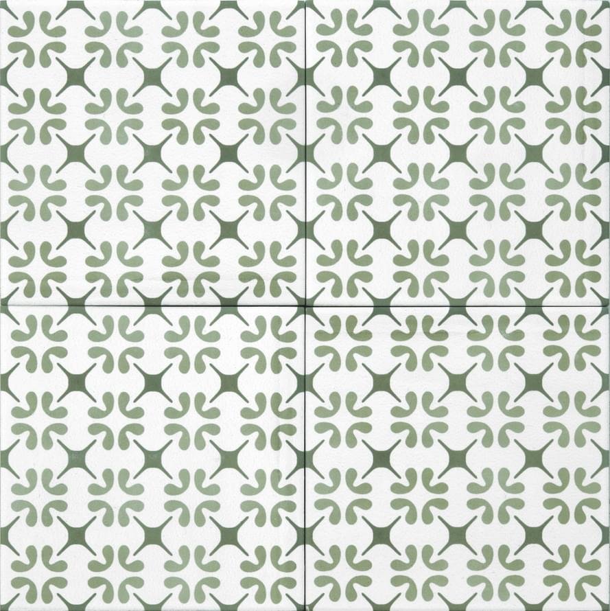 Tonalite Aquarel Decoro Polaris Verde 15x15