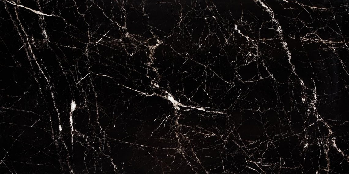 Varmora Marble Alcantra Nero High Glossy 120x240