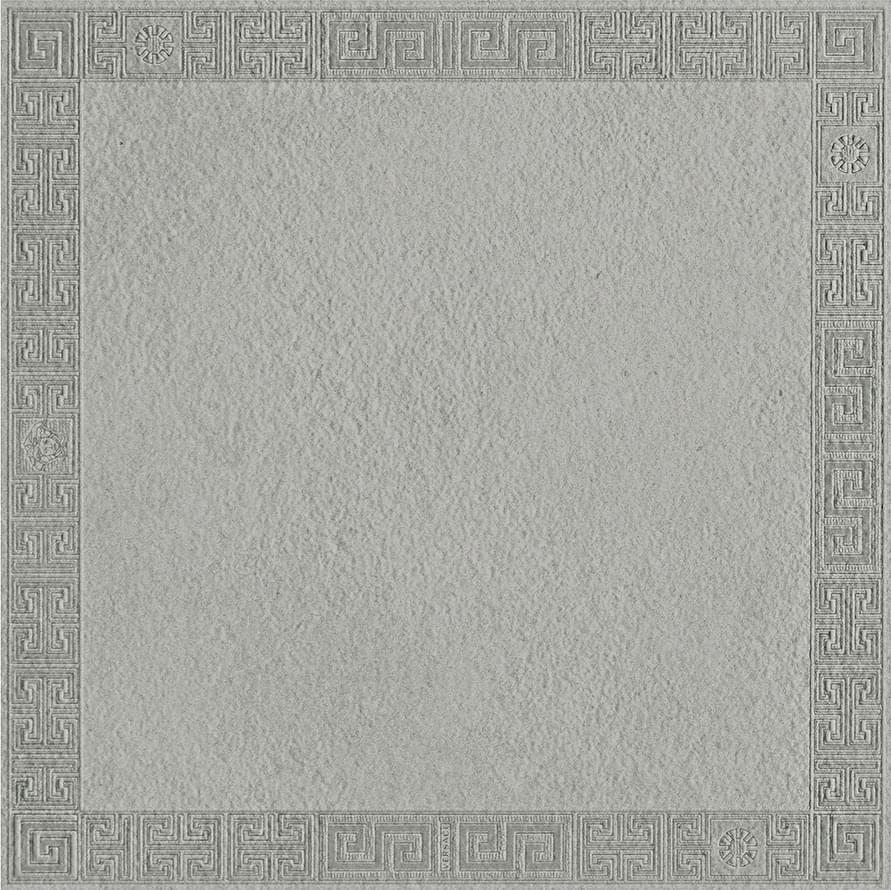 Versace Greek Cassettone Grigio 40x40