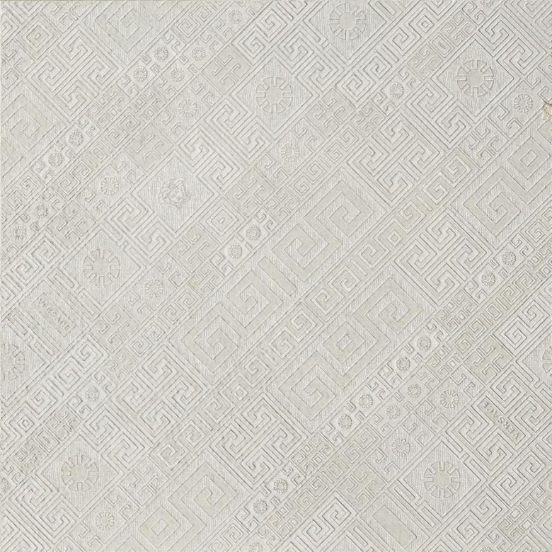 Versace Greek Stripes Bianco 40x40