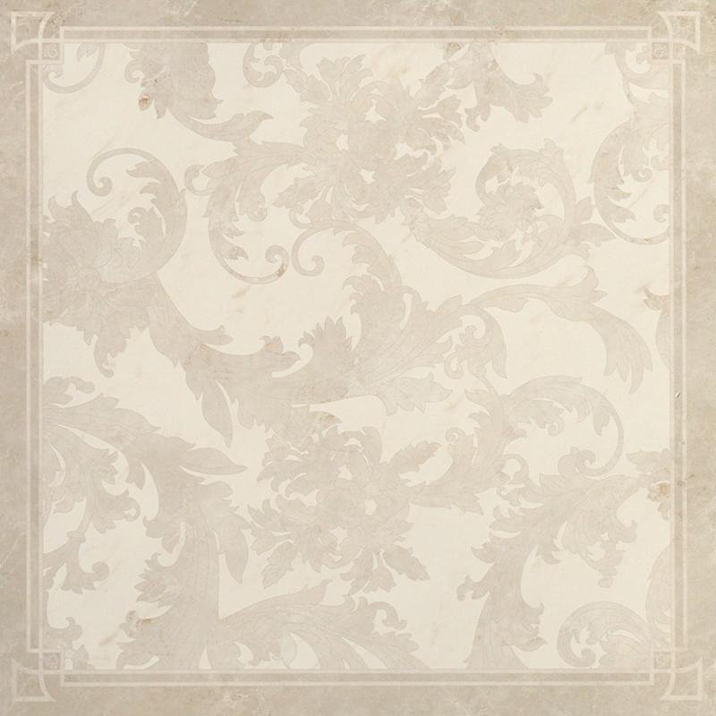 Versace Marble Cassettonato Foglia Bianco 58.5x58.5