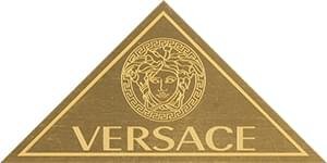 Versace Marble Firma Triangolare Ottone 7.9x11.2