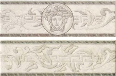 Versace Venere Fascia Foglia Bianco 7.8x25