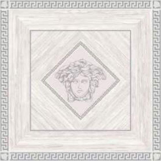 Versace Villa Rosone Ziricote Bianco-Oro Naturale 117.2x117.2