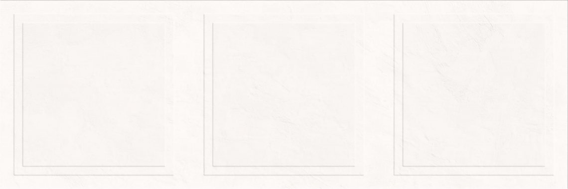 Villeroy Boch Jardin White Boiserie Decor Matt Rect 40x120