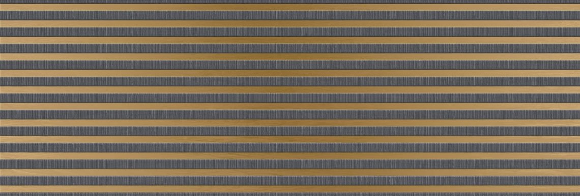 Villeroy Boch La Citta Grey Pvd Line Decor Matt Rect 40x120