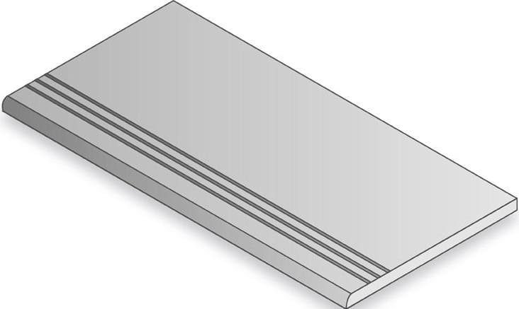 Vives Alpha R Cemento Peldano 29.3x59.3