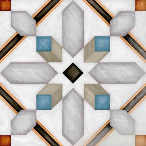 Vives Vodevil Demel Multicolor 20x20
