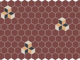 Плитка TopCer коллекция Hexagon Inserts