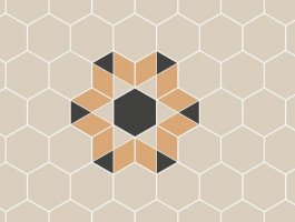 Плитка TopCer коллекция Hexagon Inserts